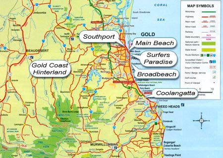 Areas we service in Gold Coast