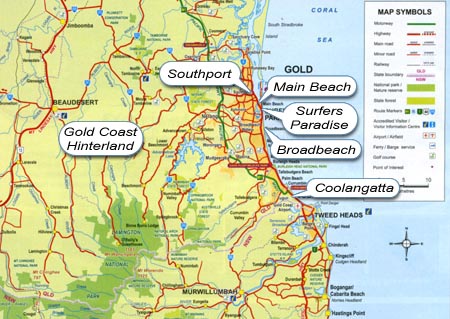 Areas we service in Gold Coast
